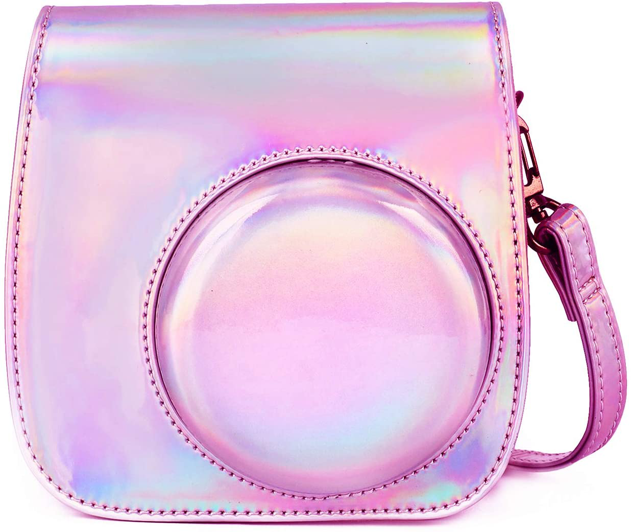 Phetium Instant Camera Case Compatible with Instax Mini 11,PU Leather Bag with Pocket and Adjustable Shoulder Strap