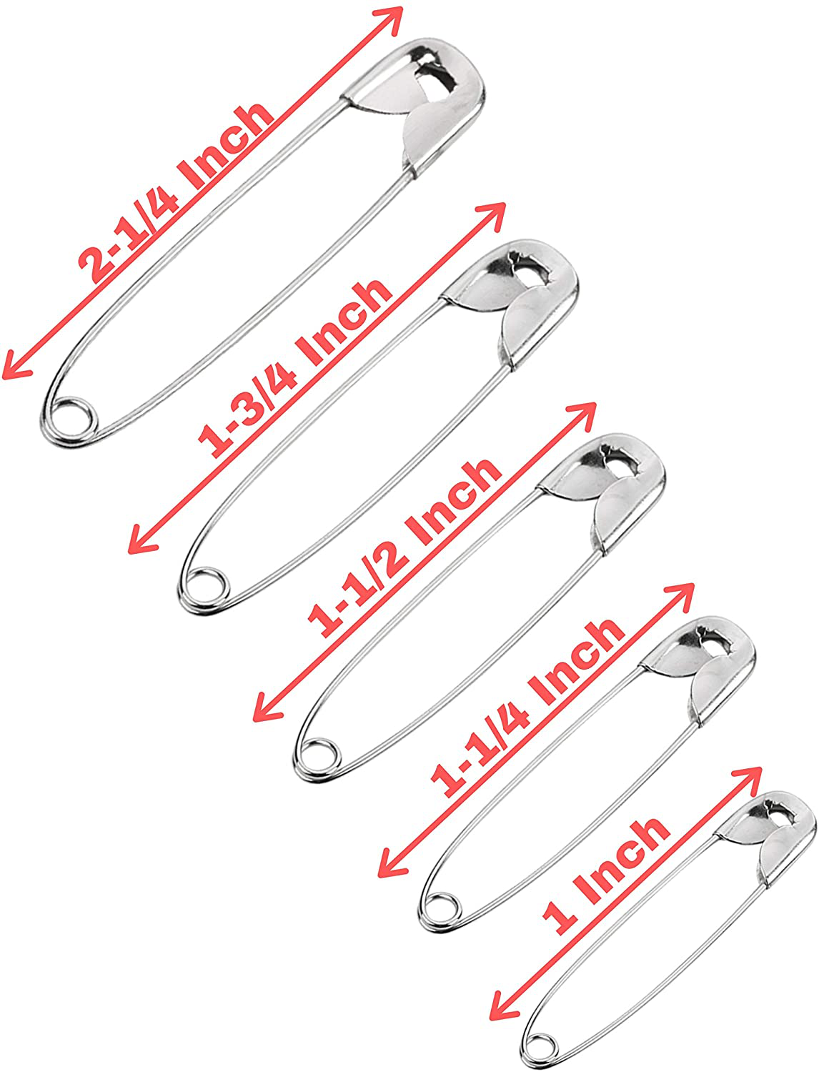 Mr. Pen- Safety Pins, Safety Pins Assorted, 300 Pack, Assorted Safety Pins, Safety Pin, Small Safety Pins, Safety Pins Bulk, Large Safety Pins, Safety Pins for Clothes