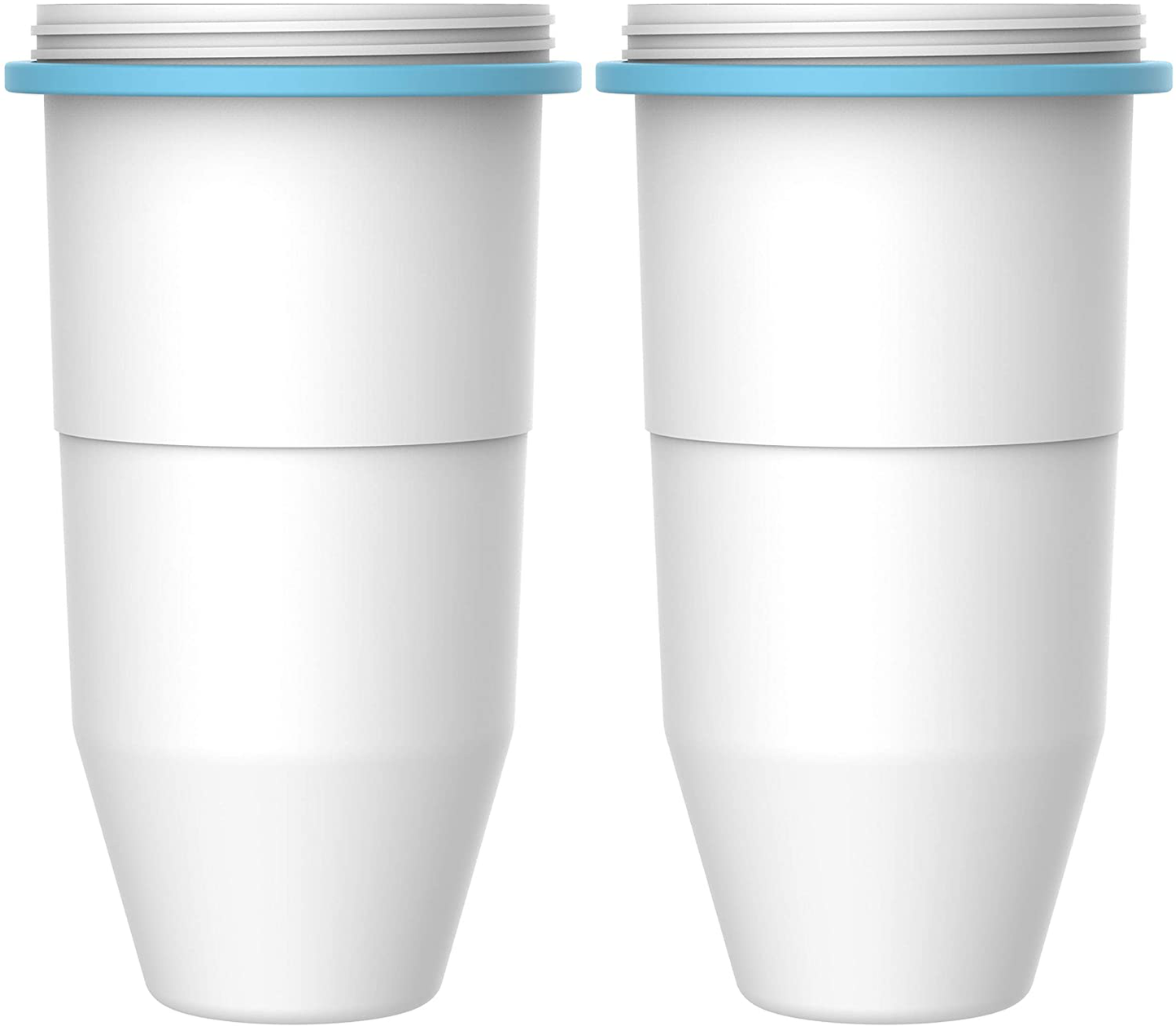 AQUA CREST ZR-017 6-Stage Replacement Water Filters, Compatible with ZeroWater ZR-017 Pitchers and Dispensers (Pack of 2)