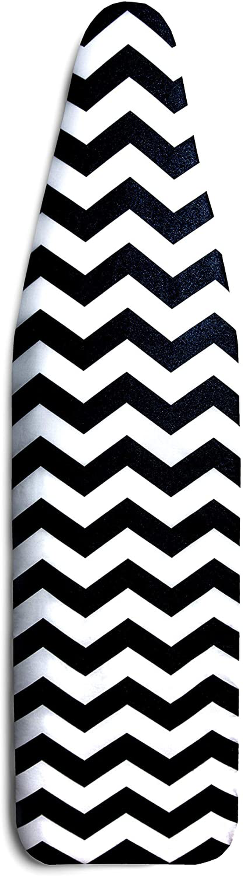 Epica Silicone Coated Ironing Board Cover- Resists Scorching and Staining - 15" x54 (Navy Paisley)