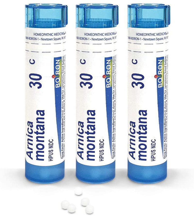 Boiron Arnica Montana 30C 3 Tubes (80 Pellets per Tube) Homeopathic Medicine for Pain Relief