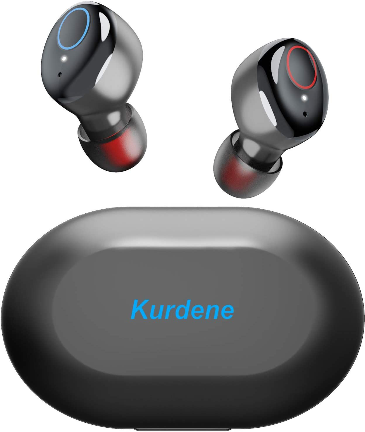 Wireless Earbuds,Bluetooth Earbuds with Charging Case Bass Sounds IPX8 Waterproof Sports Headphones with Mic Touch Control 24H Playtime