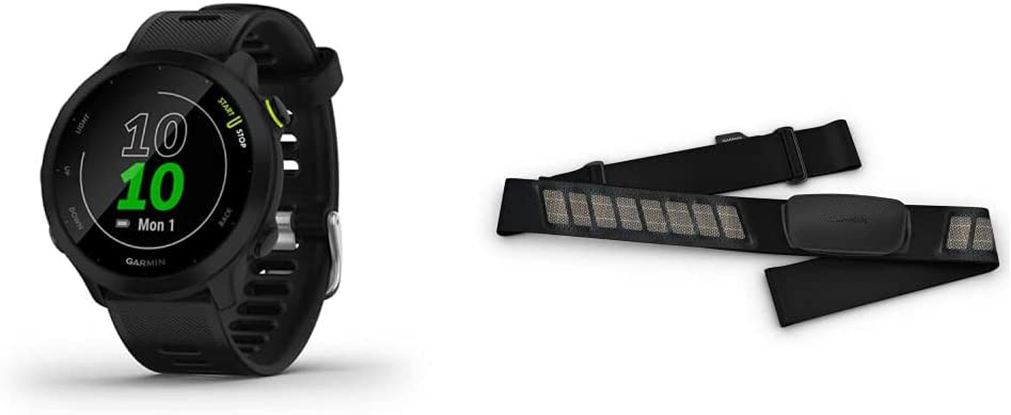 Garmin Forerunner 55, GPS Running Watch with Daily Suggested Workouts, up to 2 Weeks of Battery Life