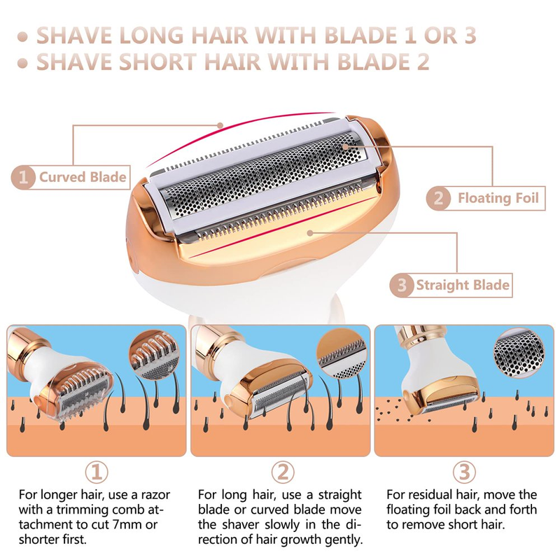 4-in-1 Electric Razor, Trimmer, Shaver