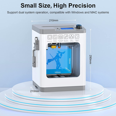 Entina Mini 3D Printers Tina 2, Fully Assembled and Auto Leveling 3D Printer for Beginners, Removable Magnetic Platform, High Precision Printing with PLA/PLA Pro/Tpu