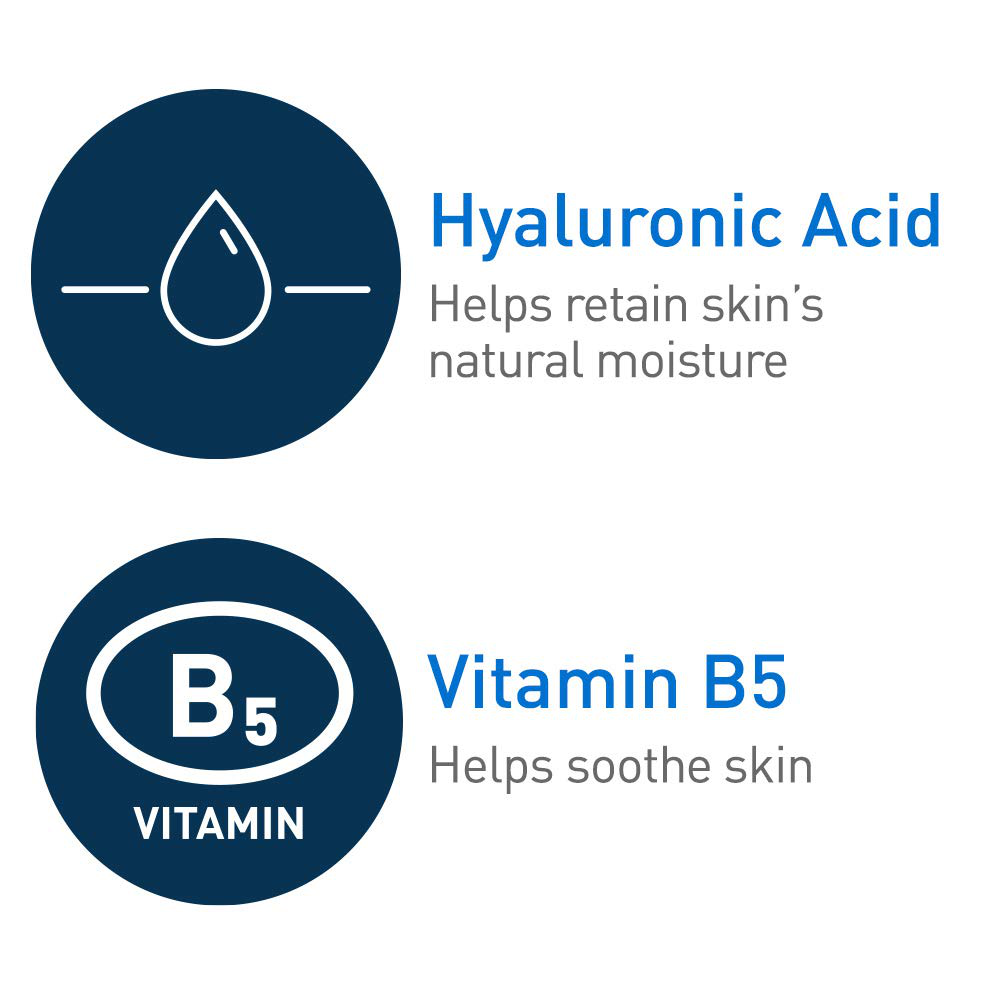 CeraVe Hyaluronic Acid Face Serum | 1 oz | Hydrating Serum for Face with Vitamin B5 | For Normal to Dry Skin | Paraben & Fragrance Free