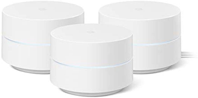 Google Wifi - AC1200 - Mesh WiFi System - Wifi Router - 4500 Sq Ft Coverage - 3 pack