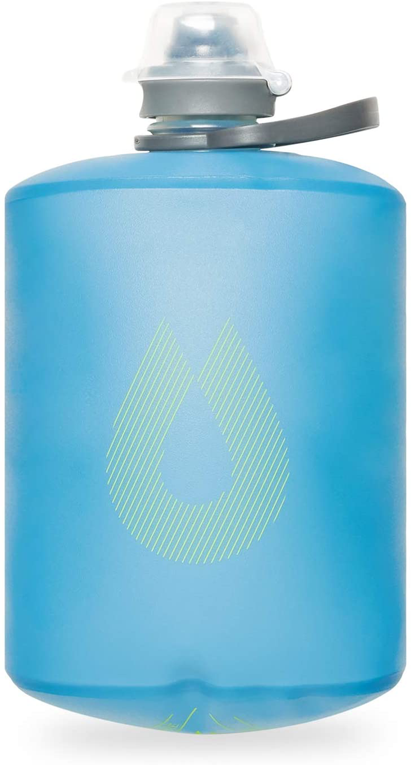 Hydrapak Stow - Collapsible Water Bottle - Ultralight & Packable Travel Bottle, Squeeze Bag Pouch