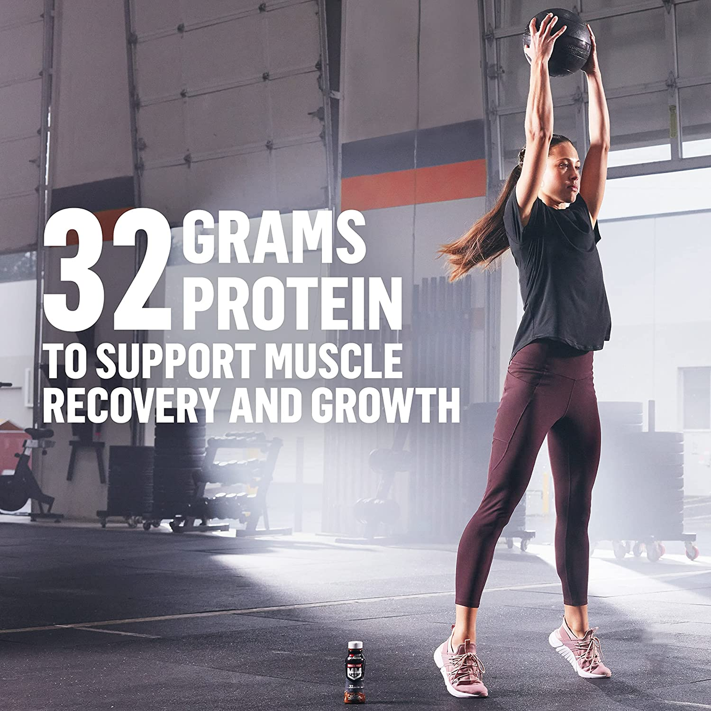 Muscle Milk Pro Advanced Nutrition Protein Shake, Knockout Chocolate, 11.16 Fl Oz Bottle, 12 Pack, 32G Protein, 1G Sugar, 16 Vitamins & Minerals, 5G Fiber, Workout Recovery, Energizing Snack, Packaging May Vary