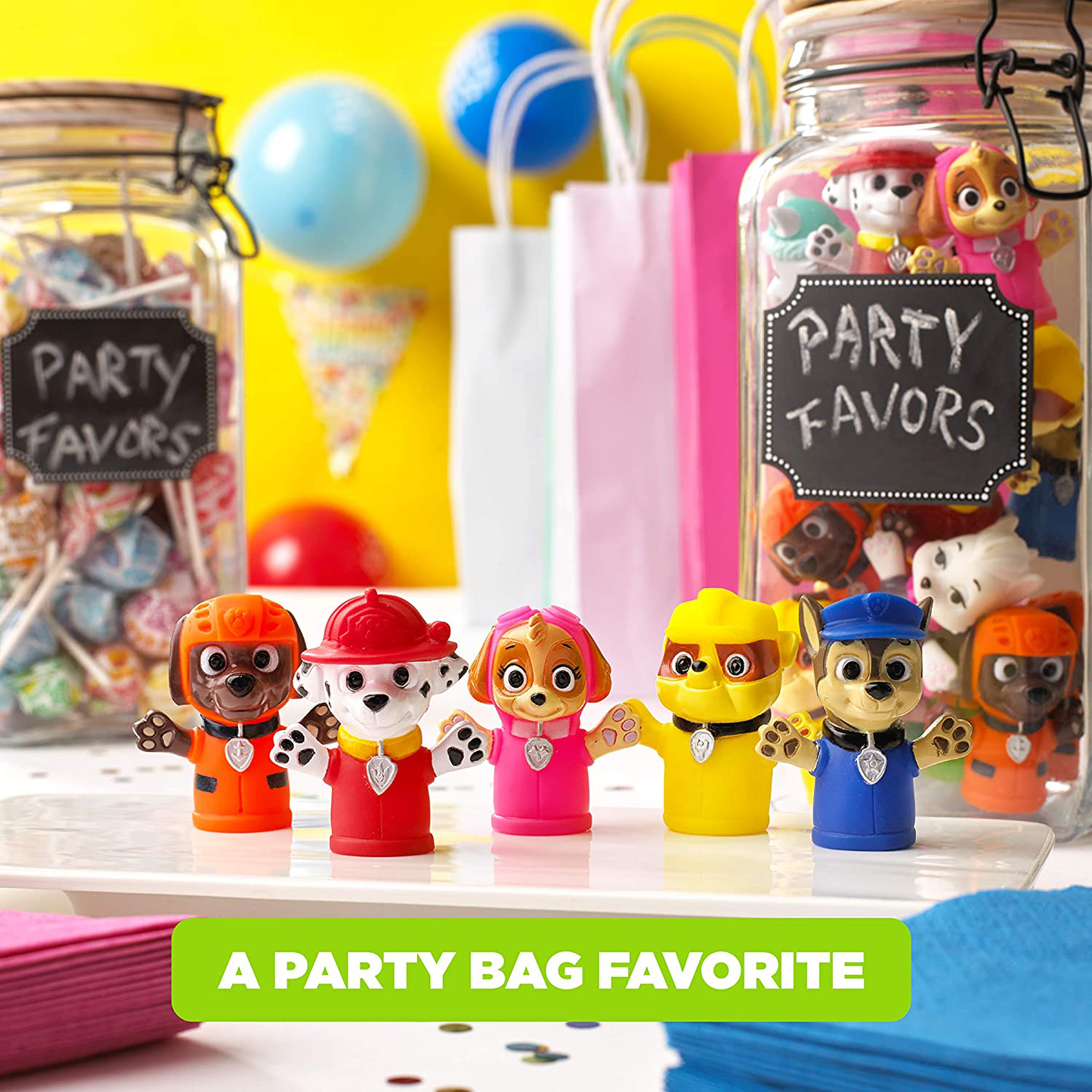Nickelodeon Paw Patrol Finger Puppets - Party Favors, Educational, Bath Toys