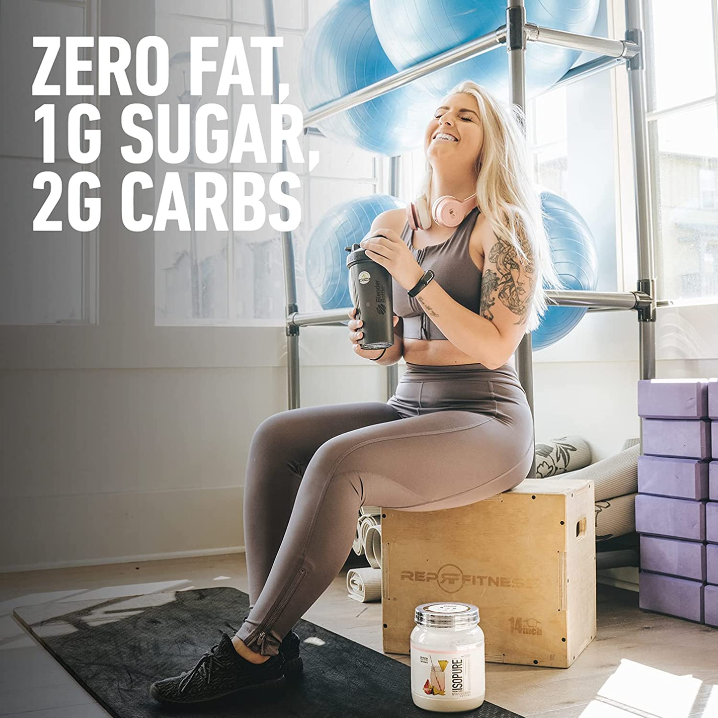 Isopure Protein Powder, Gluten Free, Whey Protein Isolate, Post Workout Recovery Drink Mix, Prime Drink, Infusions- Tropical Punch, 16 Servings