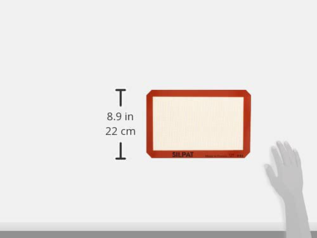 Silpat Premium Non-Stick Silicone Baking Mat, Medium, 9-7/16 x 14-3/8