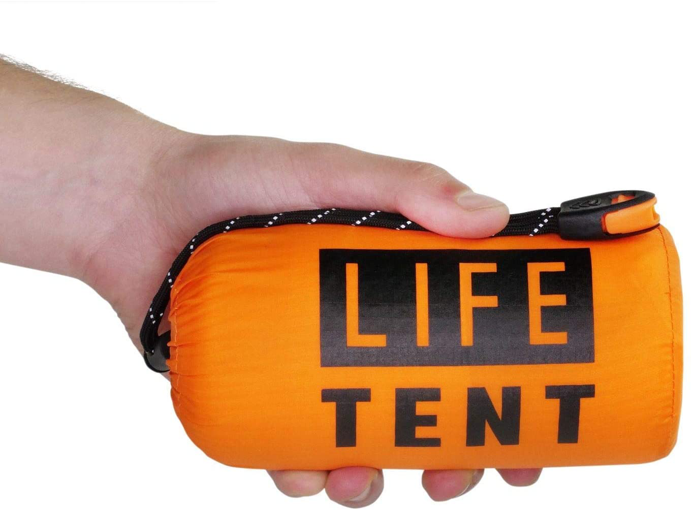 Go Time Gear Life Tent Emergency Survival Shelter – 2 Person Emergency Tent – Use as Survival Tent, Emergency Shelter, Tube Tent, Survival Tarp - Includes Survival Whistle & Paracord