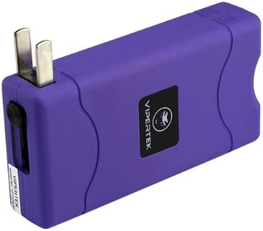 30 Billion Mini Stun Gun - Rechargeable with LED Flashlight, Purple