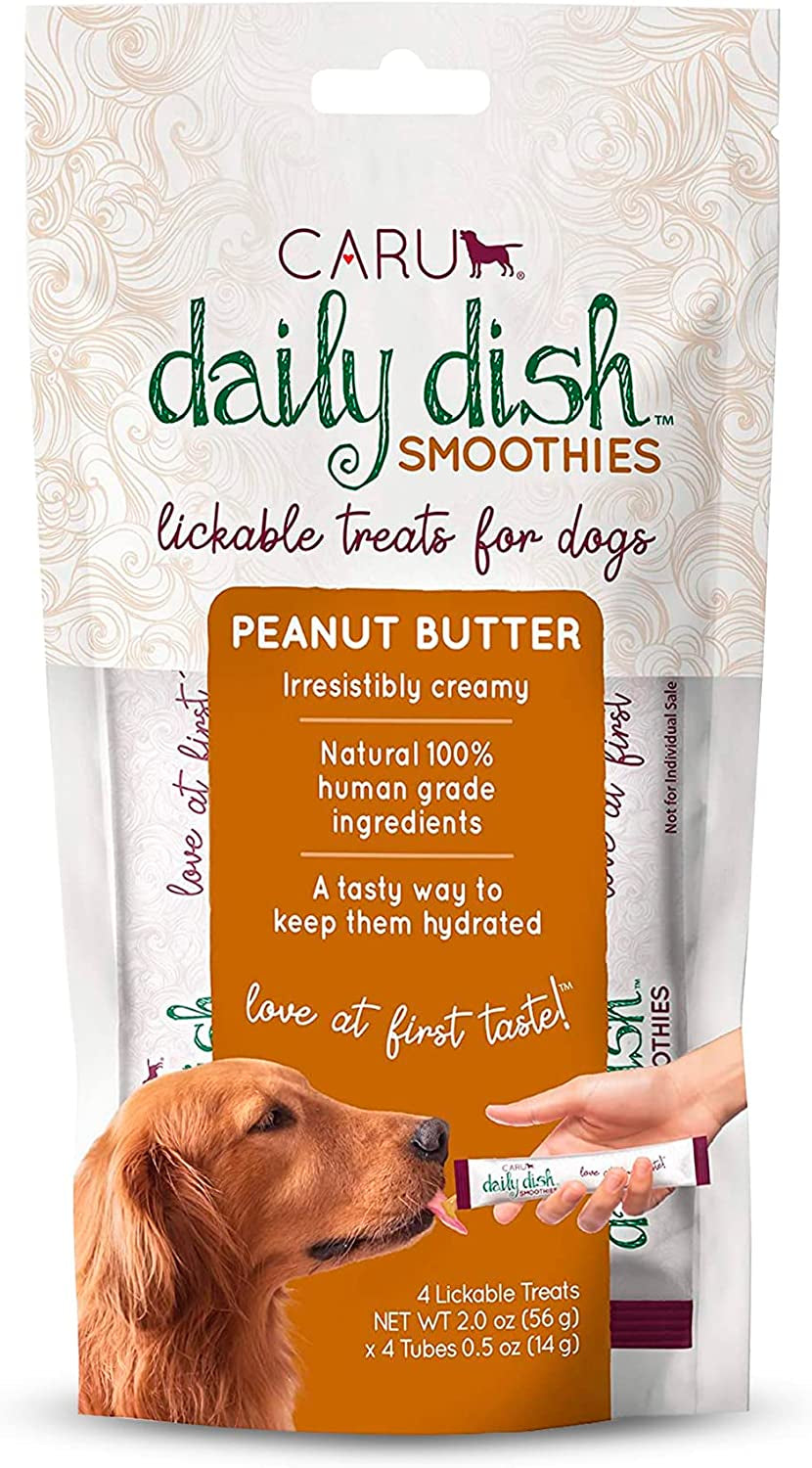 Daily Dish Smoothies - Lickable Chicken Dog Treat - 4 Pack.5oz Tubes