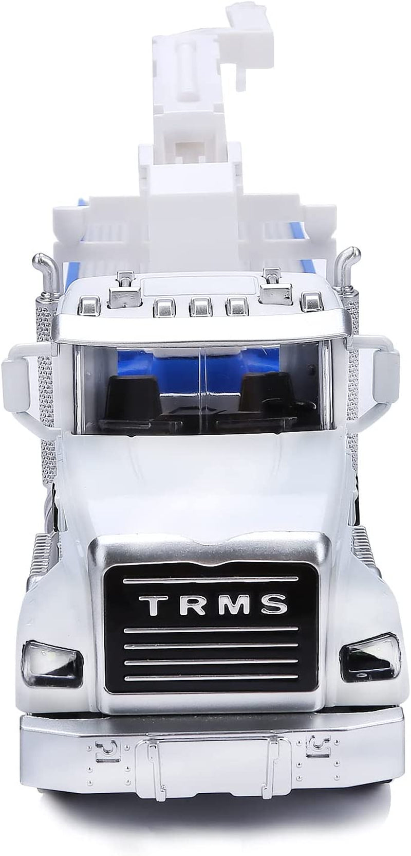 Metal Tow Trcuks Toy Trucks with Hook and Car for Boys Pull Back Trcuk Toys Wiht Light and Sound for Kids (1:32 Metal Tow Truck)
