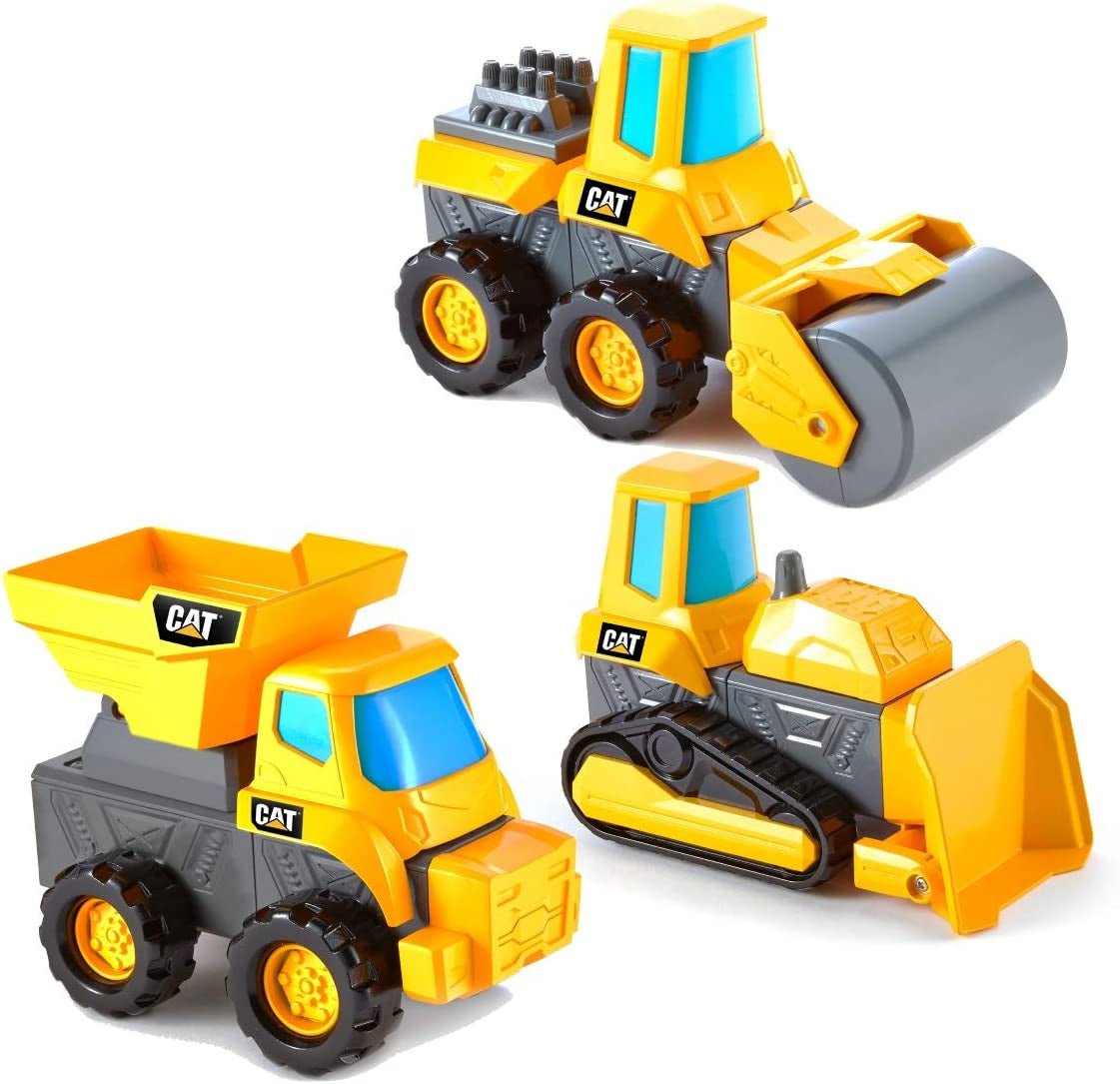Cat Construction Build Your Own Junior Crew Dump Truck Building Toy