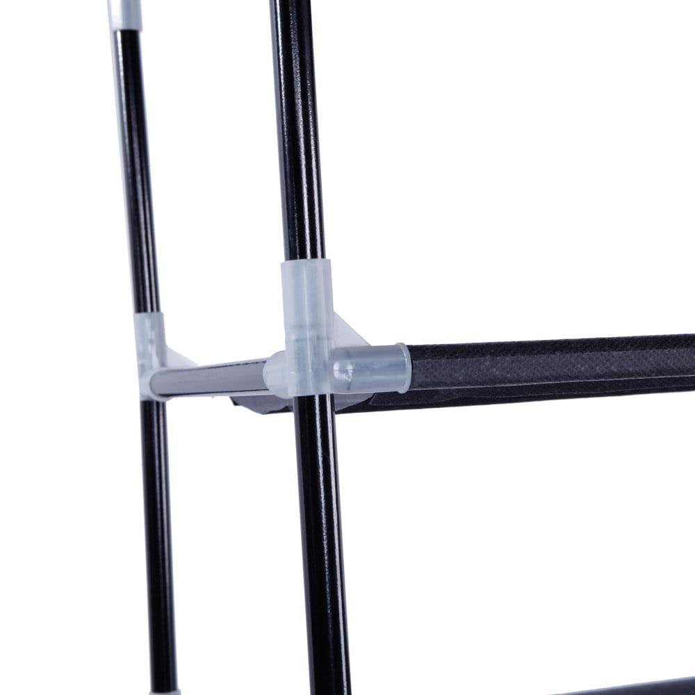 Portable 10 Tiers Shoe Rack Hold Up To 50 Pairs Shoe