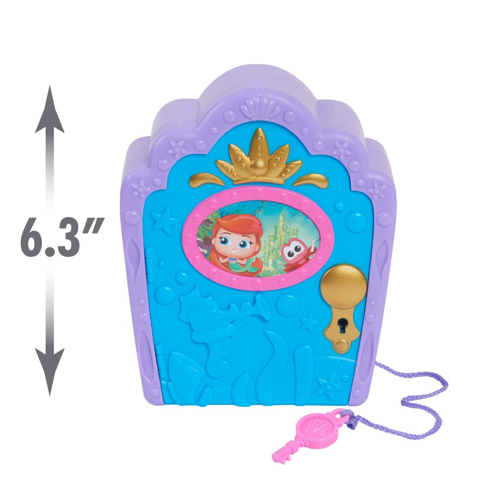Disney Doorables beyond the Door Ariel’S Grotto Playset, Includes 3 Exclusive Disney the Little Mermaid Figures, 8 Accessories, and 1 Key, Kids Toys for Ages 5 Up