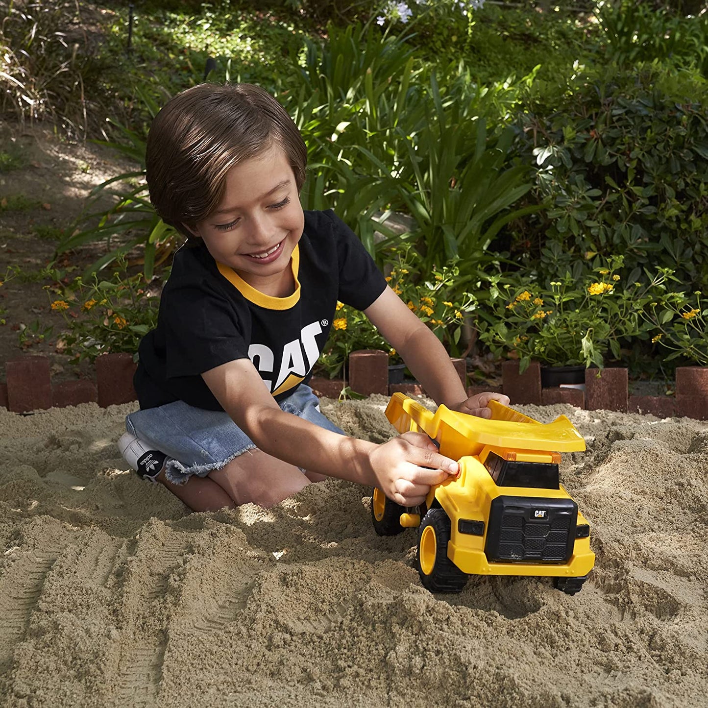 Cattoysofficial Construction Power Haulers Dump Truck, Yellow