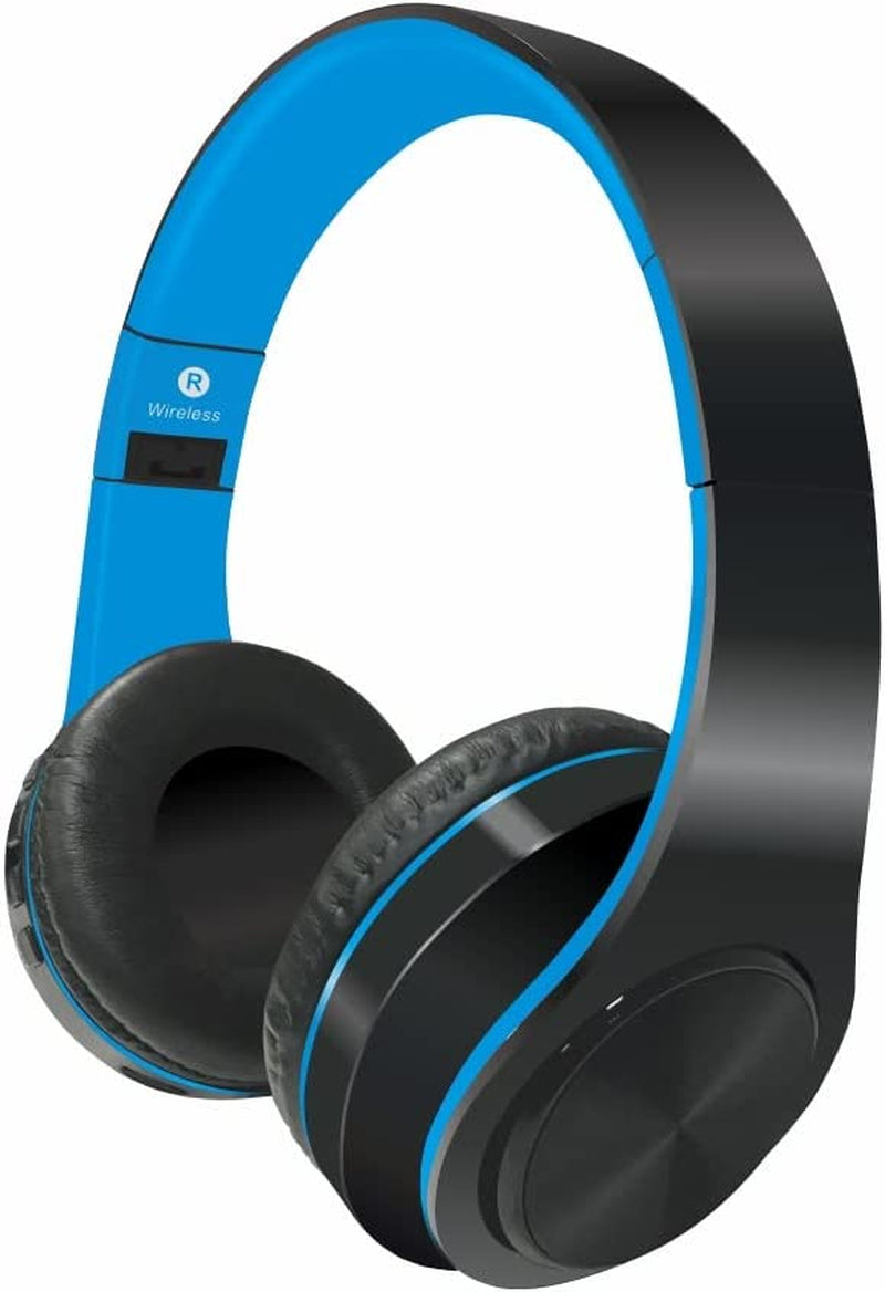 Waterproof Over-Ear Headphones, V5.0 HD Stereo Sound Sports Wireless Over-Ear Headphones with Mic, Passive Noise Cancelling Headsets, 9 Hours Battery
