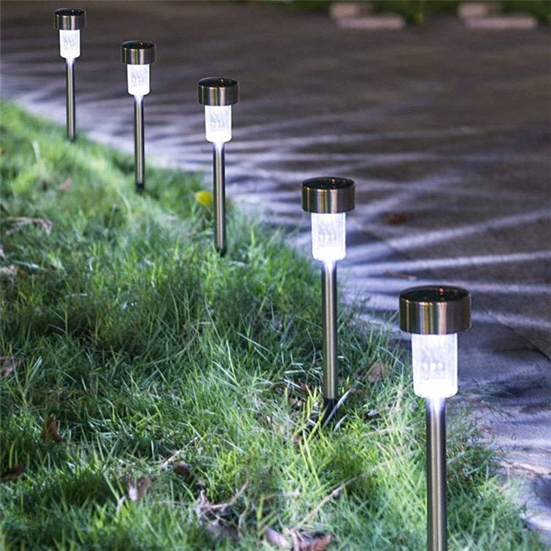 24 Brightest LED Waterproof Stake Light Set for Walkway, Patio, Path, Lawn, Garden, Yard Decor