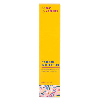 Yerba Mate Wake Up Eye Gel 15ml/.5oz- Yerba Mate and Caffeine to Minimize Puffiness, Tired Eyes, and Swelling - Hyaluronic Acid to Moisturize, Plump, and Smooth - Skin Care For Face