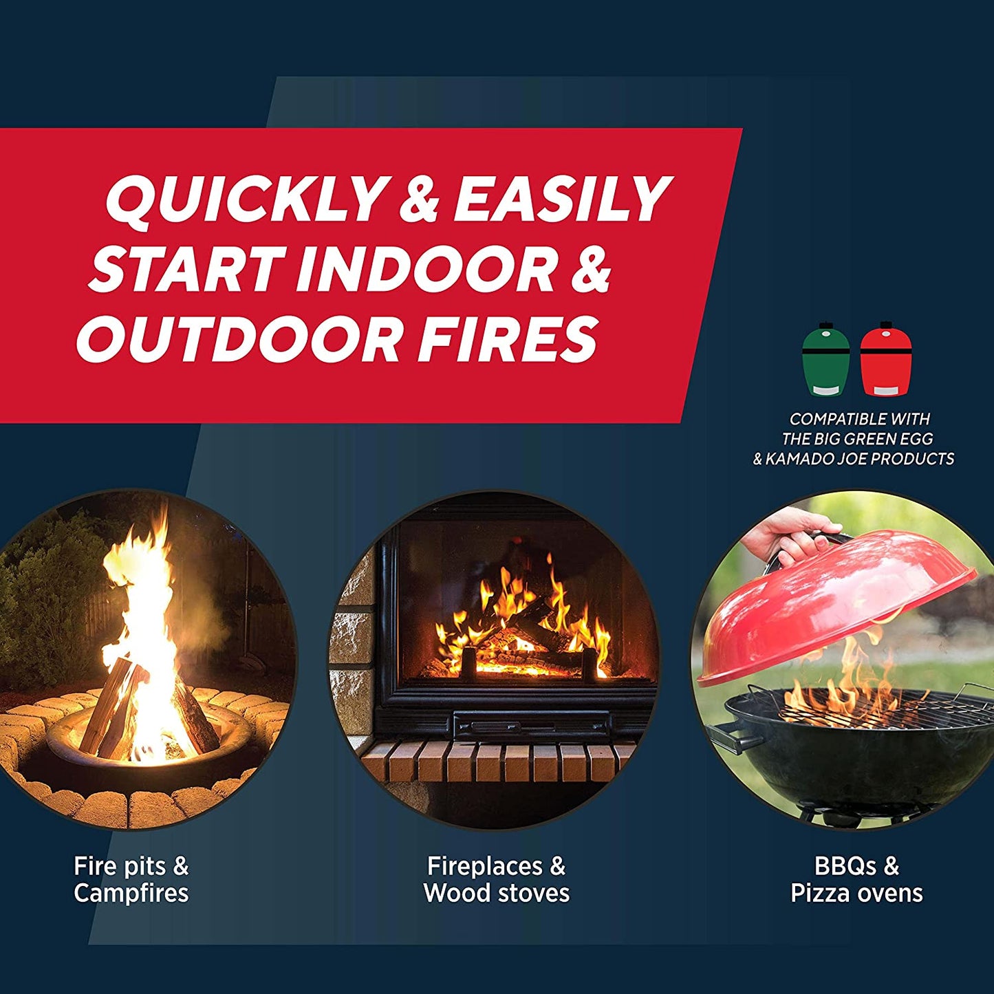 Rutland Products Safe Lite Fire Starter Squares, 24 squares