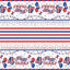 Patriotic Tablecloth, 2 Pack American Flag Tablecloths Disposable 4th of July Tablecloth, Independence Day Table Cover Fourth of July Table Cloth Patriotic Decorations Party Supplies, 54" x 108"
