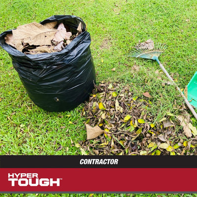 39-Gallon Drawstring Outdoor & Lawn Trash Bags, 1.1 MIL, 30 Bags