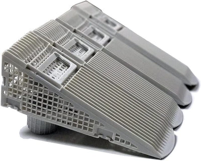 4 Pack The Gutter Guard - Wedge Eliminates Downspout Pipe Clogs from Leaves and Debris