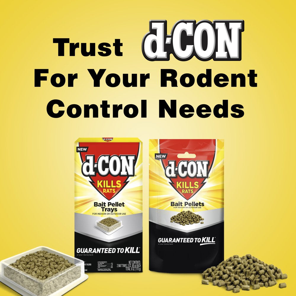 D-Con Bait Pellet Bag, 8 Oz