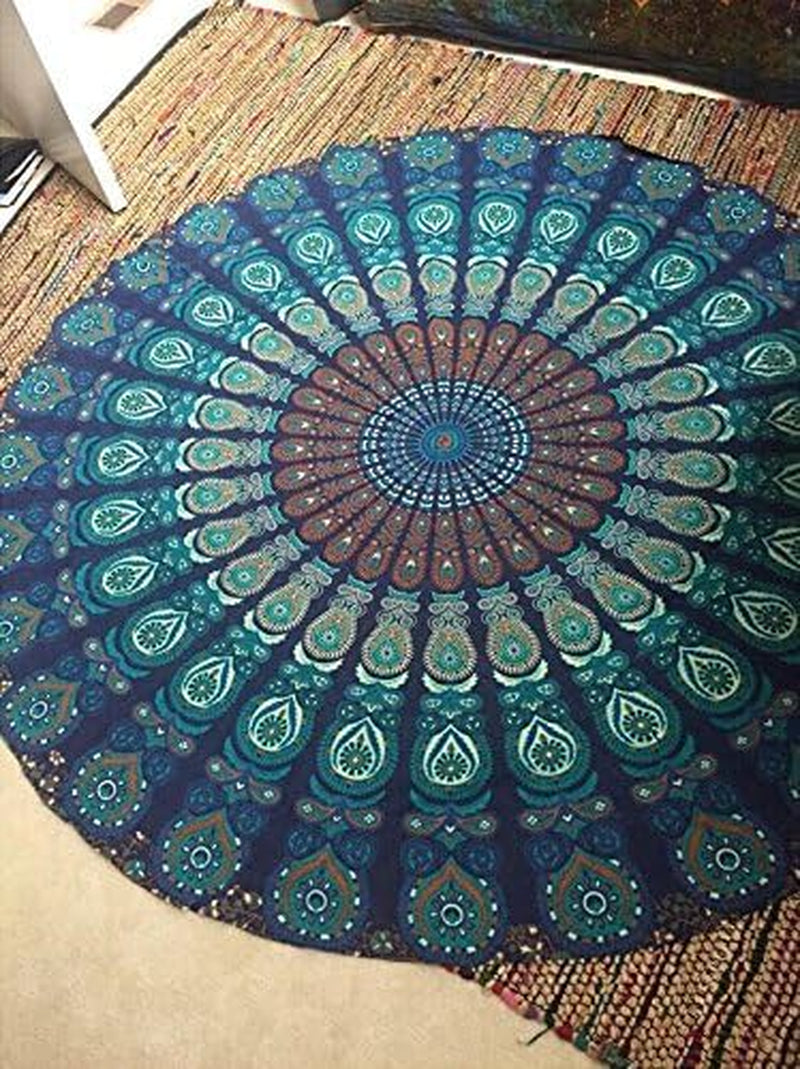 Round Beach Throw Tapestry 60 Inches