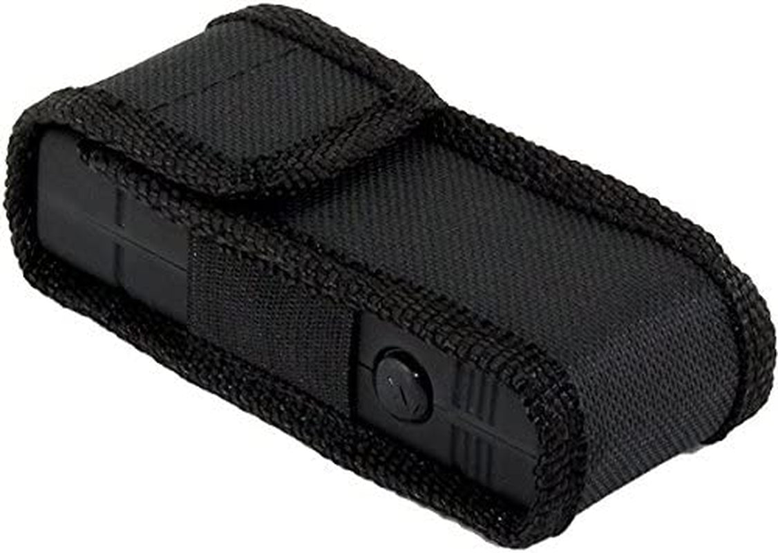 35 Billion Micro Stun Gun - Rechargeable with LED Flashlight, Red