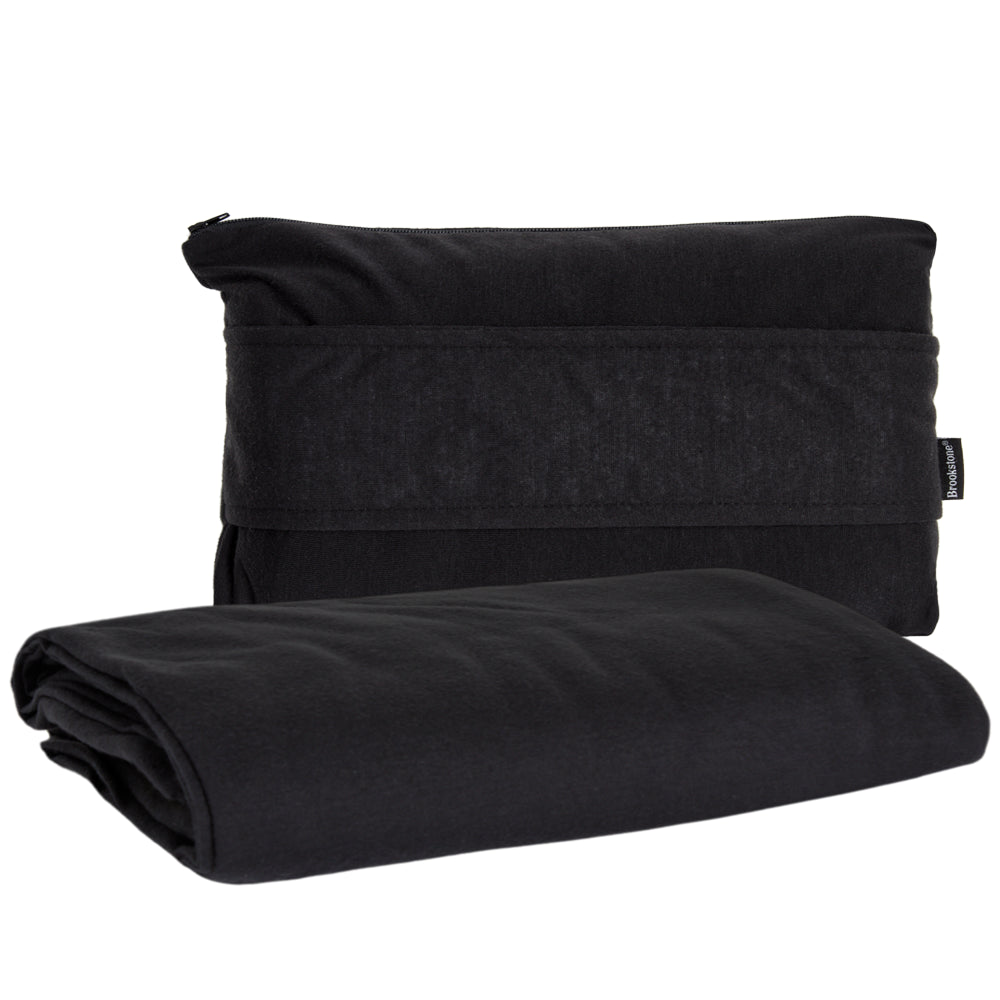 Travel Blanket with Packing Case - Lightweight Portable Blanket for Vacations, Airplanes, Trains, Buses, and Cars