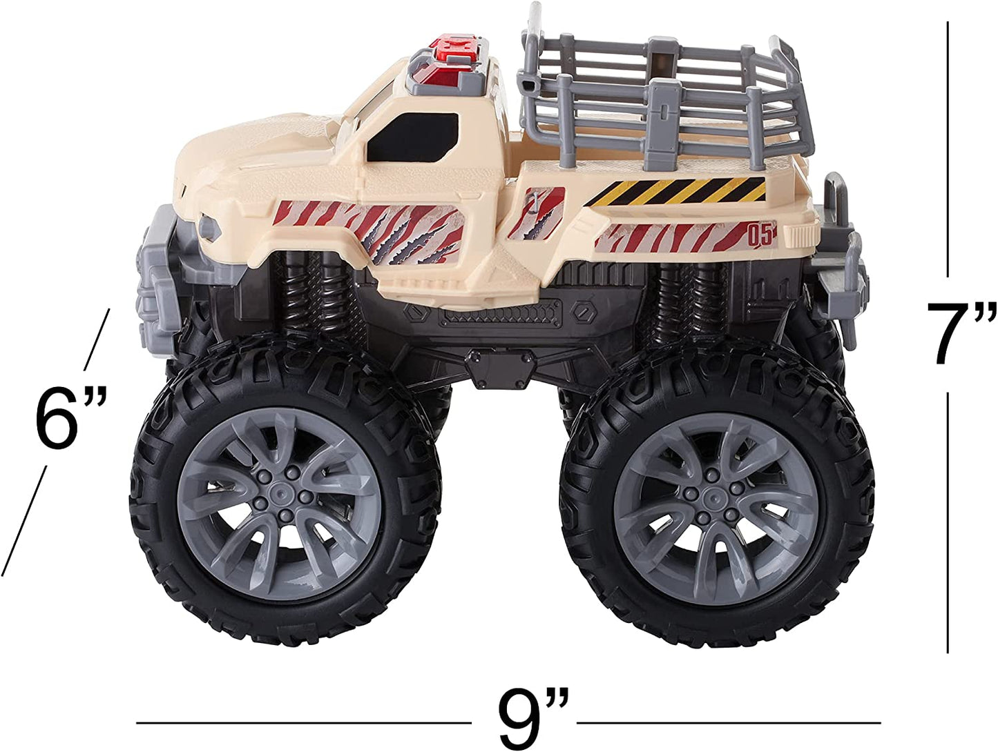 Dinosaur Transport Monster with Lights and Sounds, Dino Truck Transporter Vehicle Toy, Dinosaur Toys for Boys and Girls Ages 3+