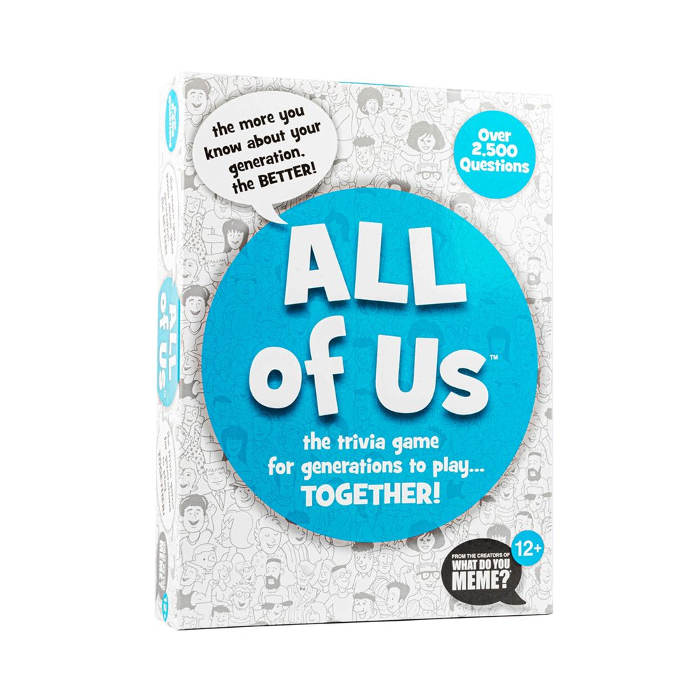 All of Us - the Family Trivia Game for All Generations - Gen Z, Gen Y, Gen X & Baby Boomers - Card Game by What Do You Meme?