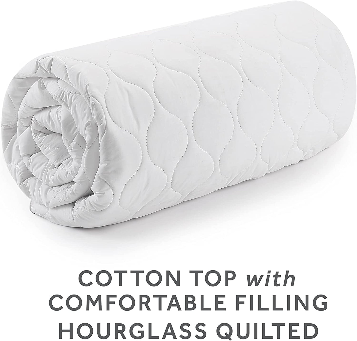 Sunbeam MSU6SQS-T000-11A00 Mattress Pad | Water-Resistant, 10 Heat Settings, Queen, White