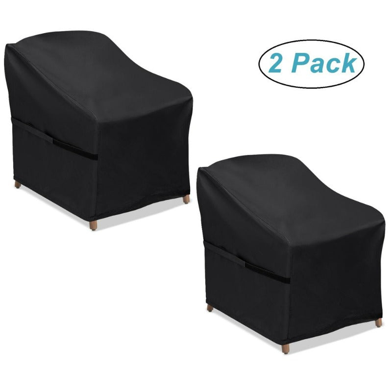 2 Pack Patio Chair Covers, Outdoor Lawn Patio Furniture Cover, Lounge Deep Outdoor Seat Cover, UV Protected with Waterproof - 38''L X 31''W X 29''H