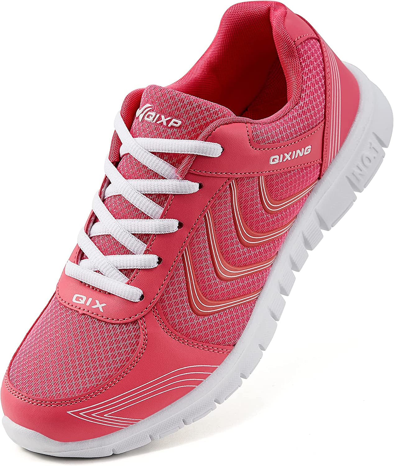 Women's Athletic Road Running Mesh Breathable Casual Sneakers Lace up Comfort Sports Student Fashion Tennis Shoes