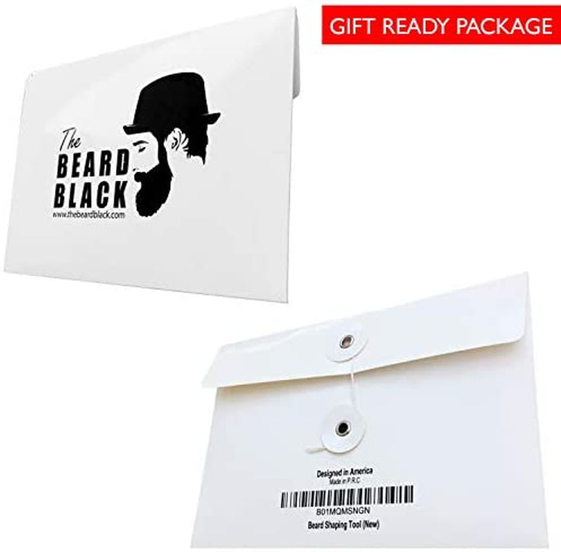 Beard Shaping & Styling Tool with inbuilt Comb for Perfect line up & Edging, use with a Beard Trimmer or Razor to Style Your Beard & Facial Hair, Premium Quality Product