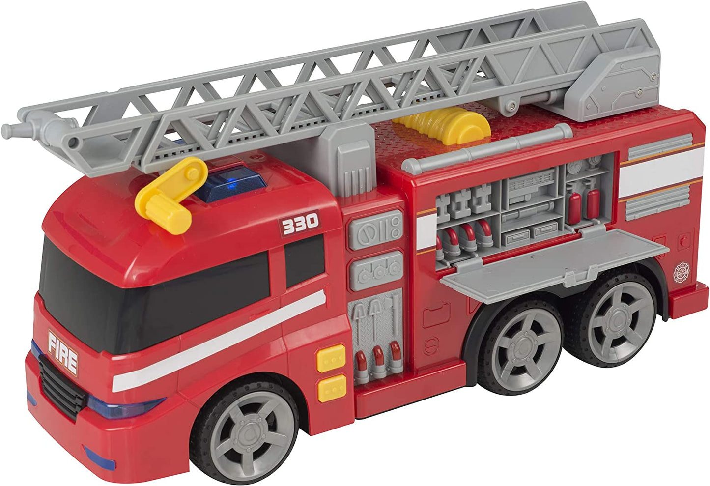 Large Fire Engine | Fire Truck with Realistic Lights and Sounds | Kids' Play Figures and Vehicles Toy Car Set | for Ages 3 and Over