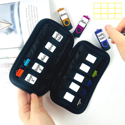 Flash Drive Case USB Storage Case Electronic Accessories Organizer for USB Flash Drive, USB Case, Thumb Drive Caes, Jump Drive Case, USB Organizer