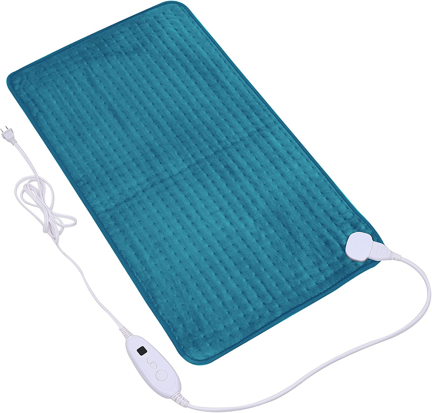 XXXL 17''X33'' King Size Heating Pad with Fast-Heating Technology&6 Temperature Settings, Flannel Electric Heating Pad/Pain Relief for Back/Neck/Shoulders/Abdomen/Legs