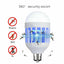 2 Pack Light Zapper LED Lightbulb Bug Mosquito Fly Insect Killer Bulb Lamp Home