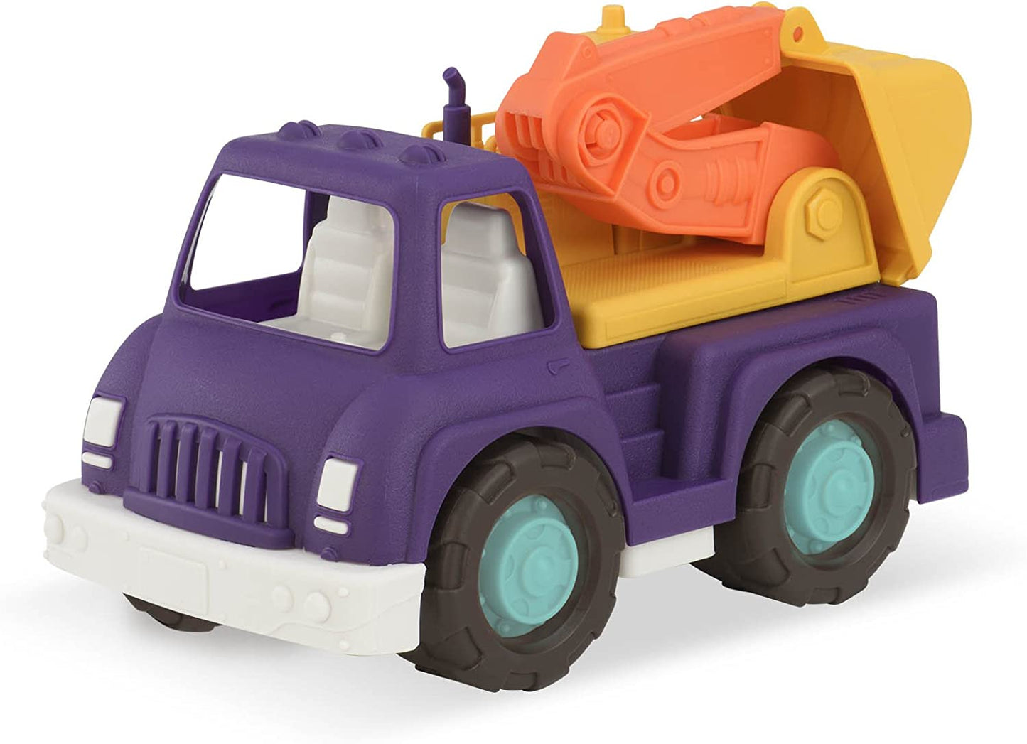 Wonder Wheels by Battat – Fire Truck, Recycling Truck, Excavator Truck – Combo of Recycling, Excavator, & Fire Truck Toys for Toddlers Age 1 & up (3 Pc) – 100% Recyclable