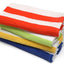 4-Pack Cabana Stripe Beach Towels, Standard Size, Assorted Colors, 28 in X 60 In