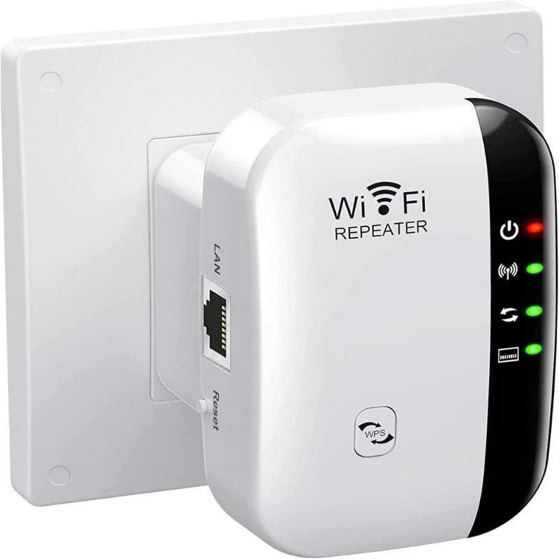 2 Pack Wifi Extender, Signal Booster up to 2640Sq.Ft and 25 Devices, Wireless Internet Repeater, Wifi Range Extender, Long Range Amplifier with Ethernet Port, 1-Tap Setup