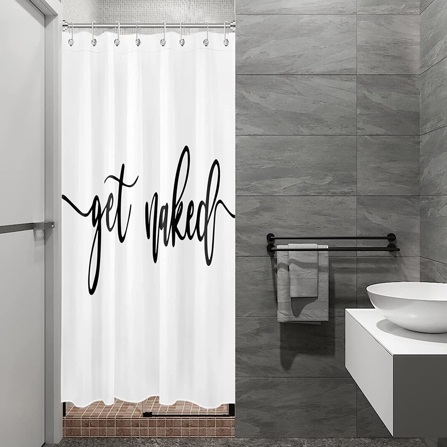 Get Naked Shower Curtain