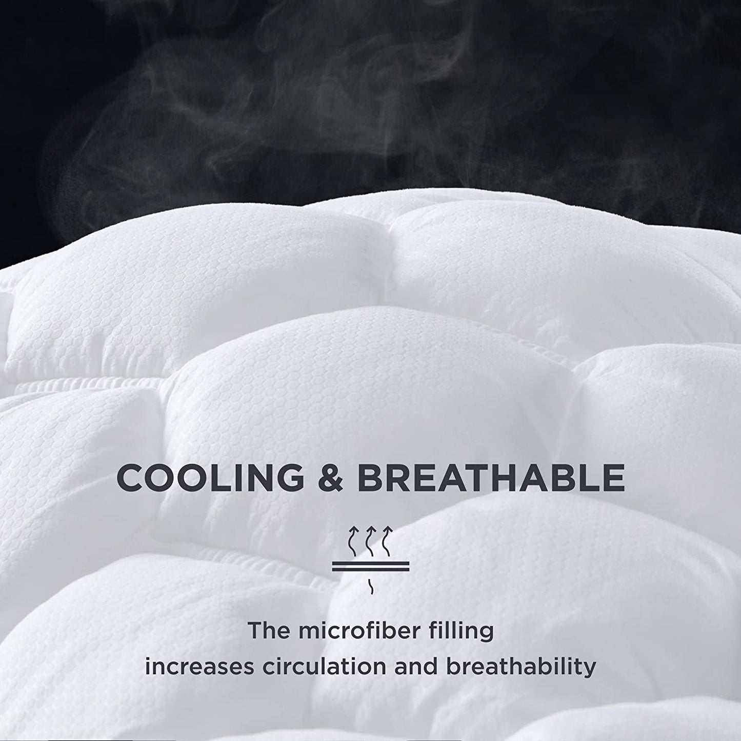 Bedsure Twin XL Mattress Pad Deep Pocket Pillow Top Mattress Topper Quilted Fitted Mattress Cover Extra Long Stretches up to 18 Inches Deep, White,Machine Washable Mattress Protector